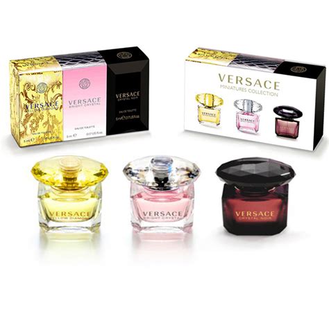 versace women's trio miniature set|versace mini perfume set women.